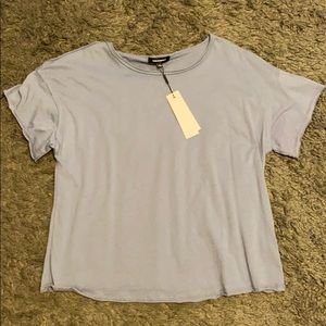 blue t shirt